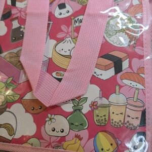 Cute Pink Kawaii Tote Bag
